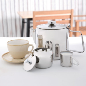 Concorde 1830ml stainless steel teapot - Olympia - Fourniresto