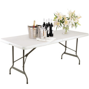 Table pliable au centre blanche 1829mm - Bolero - Fourniresto