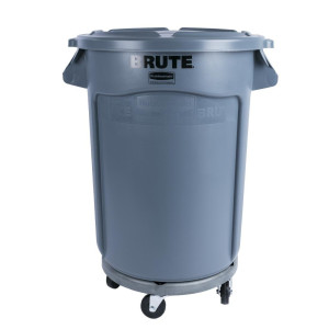 Collecteur Brut Gris- 121,1 L - Rubbermaid