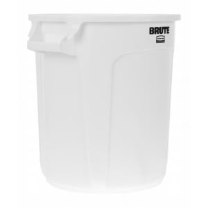 Collecteur Brute Blanc - 37,9L - Rubbermaid