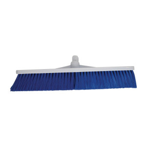 Blue soft bristle hygienic broom head - Scot Young - Fourniresto