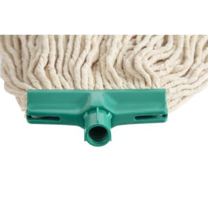 Broom mop head with green retaining band - Scot Young - Fourniresto