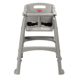 Stackable high chair platinum - Rubbermaid - Fourniresto