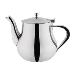 Moroccan Stainless Steel Teapot 1L - Olympia - Fourniresto