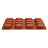 16 Oval Silicone Mould - GN 1/3 - Pavoni