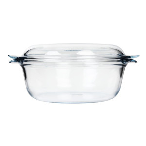 Okrúhla sklenená nádoba - 3,75L - Pyrex