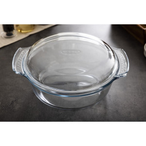 Okrúhla sklenená nádoba - 3,75L - Pyrex