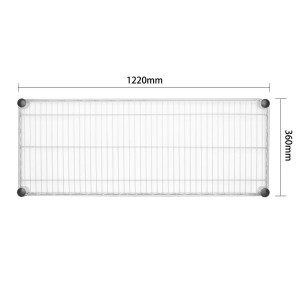 Metal Wall Shelf L 1220 x D 360mm - Vogue