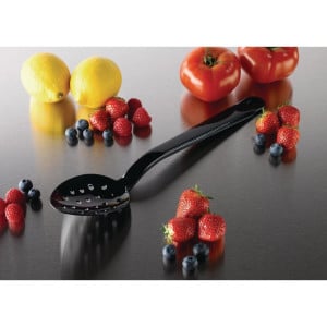 Perforated Black Serving Spoon 270 mm - Matfer - Fourniresto