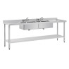 Stainless Steel Sink - L 2400 x D 600 mm - Vogue