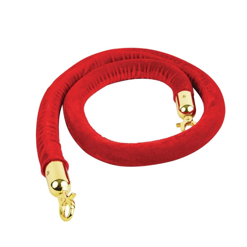 Red welcome cord 1m50 - Bolero - Fourniresto