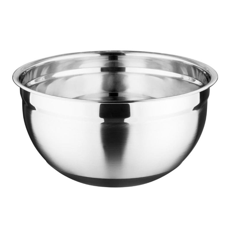 Stainless Steel Bowl with Silicone Bottom - 8 L - Vogue