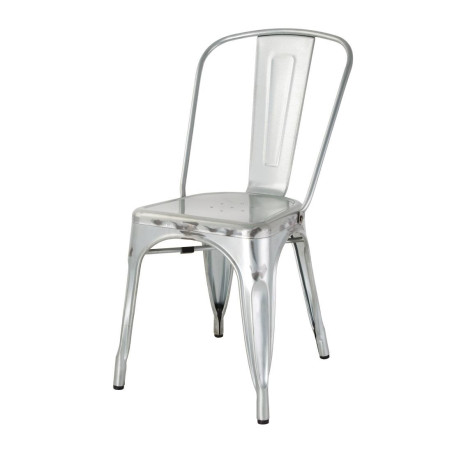 Chaises Bistro en Acier -  Lot de 4 - Bolero