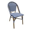 Parisian Style Blue Rattan Chair - Set of 2 - Bolero