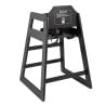 High Chair in Black Wood - Bolero