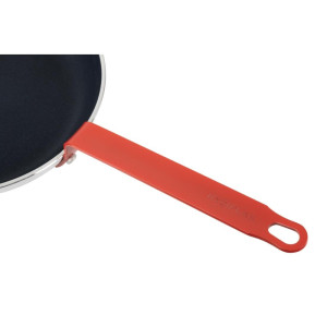 Poêle Aluminium Antiadhésive Ø 280 mm - Hygiplas Manche Rouge SEO: Cuisson sans tracas, Revêtement Teflon Platinum Plus