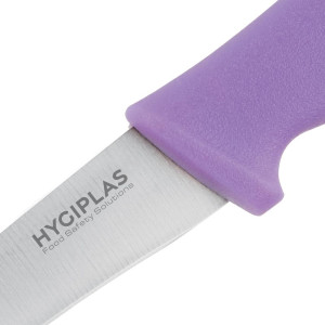 Nôž na kuchynské práce fialový 90 mm Hygiplas: Presnosť a pohodlie pri varení