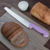 Serrated purple 25 cm pastry knife - Hygiplas - Resistant & practical