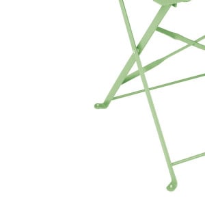 Skladacie stoličky Svetlozelená oceľ - Pohodlie a trvanlivosť