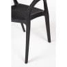 Black PP Wicker Wraparound Armchairs - Set of 4 Bolero Catering and Hospitality