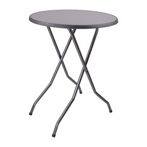 Skladací vysoký okrúhly stôl 85 cm dizajn a robustný