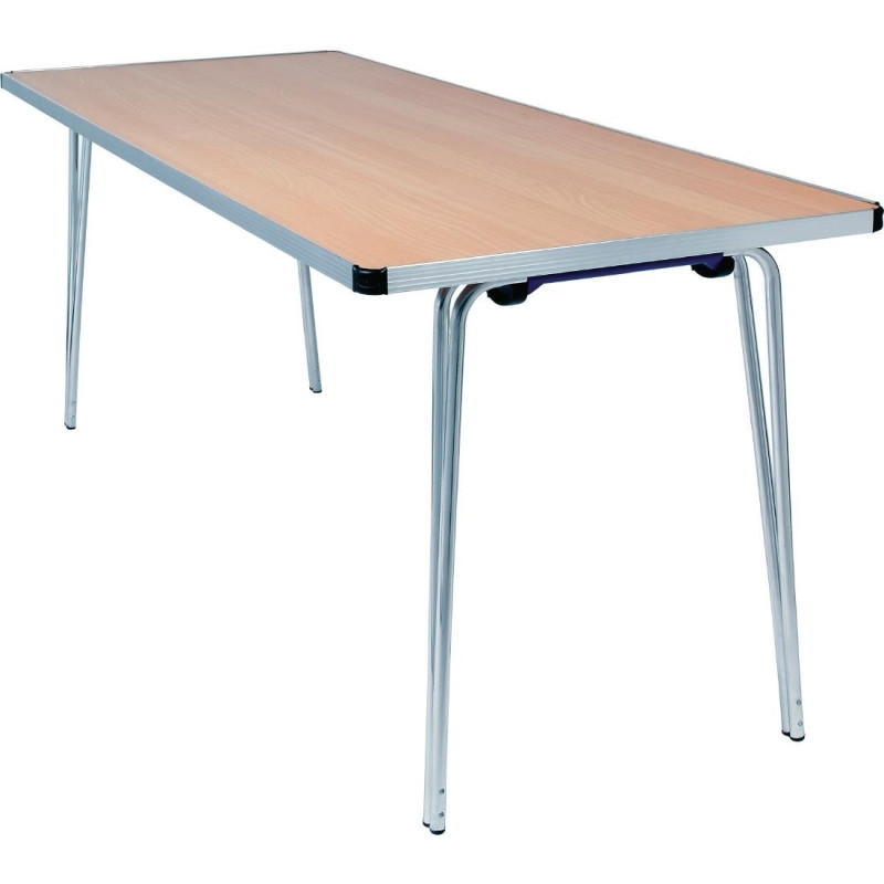 Skladací stôl efekt bukový obrys 1830mm - Praktický a robustný Skladací stôl efekt bukový obrys 1830mm - Praktický a robustný