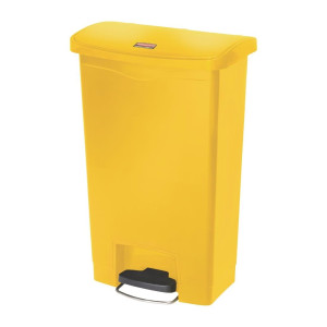 Kôš na odpad s pedálom Slim Jim Rubbermaid - Žltý 50L