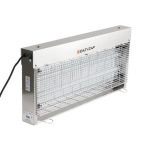 Désinsectiseur LED 20W Inox Brossé - Eazyzap: Solution professionnelle efficiente