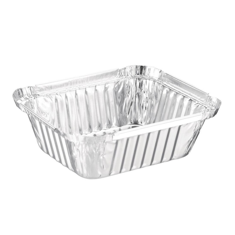 Barquettes Rectangulaires Aluminium 450ml - Lot de 500 | Qualité et praticité Barquettes Rectangulaires Aluminium 450ml - Lot de 500 | Qualité et praticité