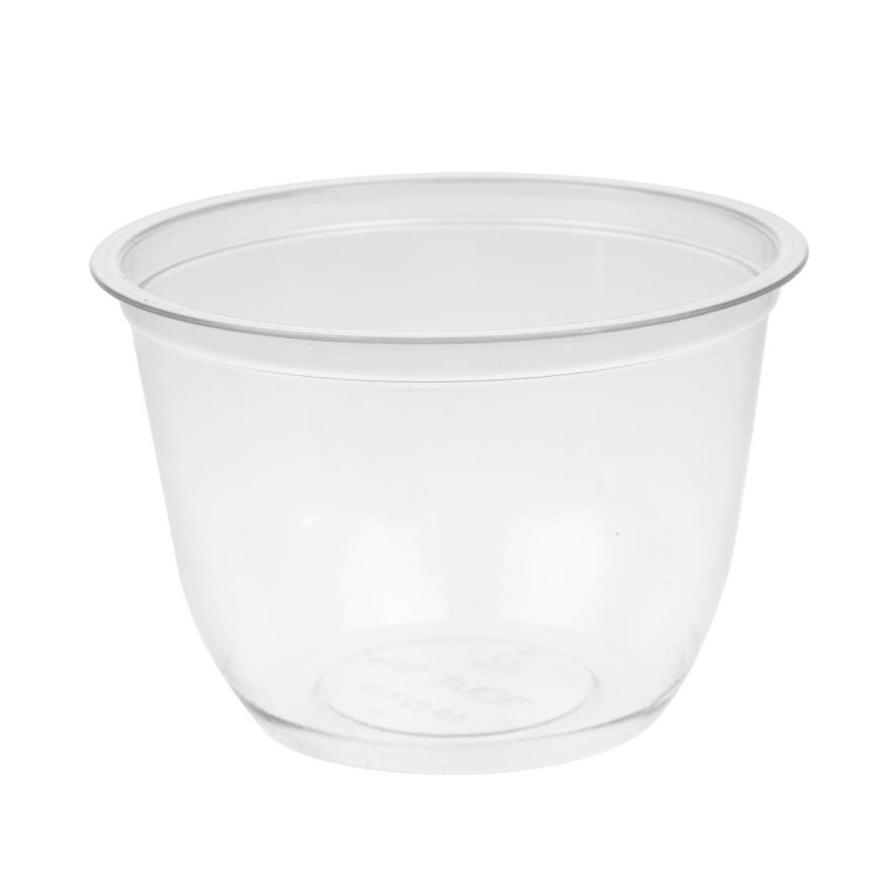 Pots Transparents PET Recyclables 227 ml - Mettez en valeur vos créations culinaires!