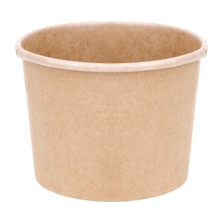 Pots à Soupe 340 ml 98 mm - Lot de 500 en Carton Kraft