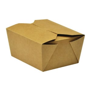 Kompostovateľné kartónové potravinové krabice č.1 700 ml - Sada 450 - Vegware Eco