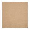 Dinner Napkins 2 Ply 1/4 Fold 400 mm Kraft - Practical and Natural