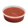 Microwavable Sauce Pots 50ml - Pack of 100: Practical and resistant in transparent plastic