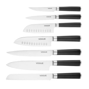 Nôž Santoku Inox 180 mm Vogue FS686 - Profesionálna kvalita