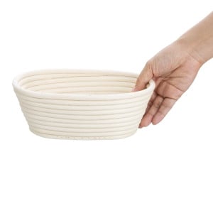 Panier de Fermentation Ovale Rotin Vogue 210x150x80 mm - Qualité Professionnelle