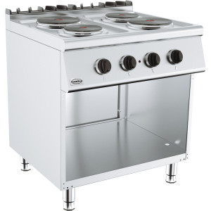 Profesionálny elektrický sporák 700 - 4 platne - CombiSteel