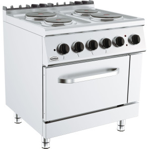 Profesionálny sporák 700 s elektrickým ohrevom - 4 platne - CombiSteel