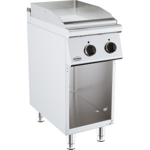 Elektrický gril s hladkou doskou - 400 x 700 mm - CombiSteel