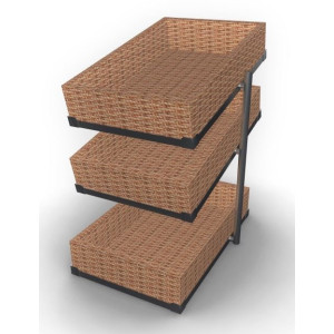 Kôš na chlieb 3 poličky GN 1/1 - Š 335 x H 620 mm - CombiSteel