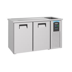 Chladič piva s 2 dverami - kohútik napravo - CombiSteel