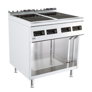Profesionálny elektrický sporák 700 - 4 indukčné platne - CombiSteel