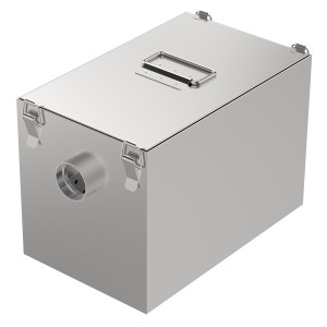 Odpadový kôš z nerezovej ocele - 89 L - CombiSteel