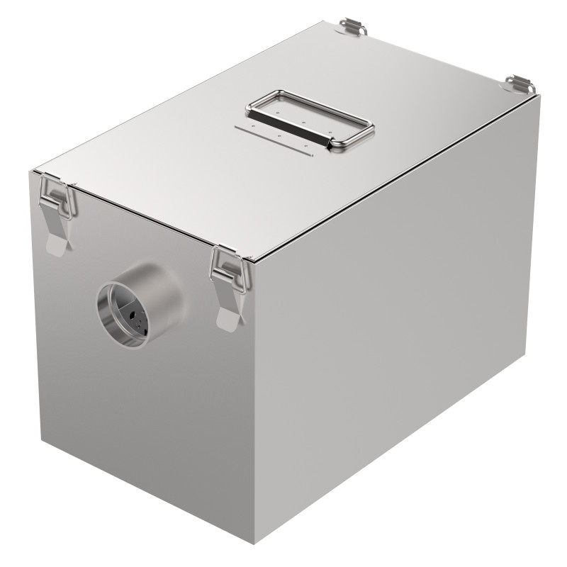 Odpadový kôš z nerezovej ocele - 89 L - CombiSteel