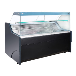 Vitrína s chladením Wesley 2.0 čierna 158 L - CombiSteel