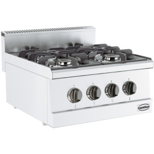 Varná doska s 4 horákmi - 13000 W CombiSteel: Výkonné varenie a moderný dizajn