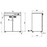 Combisteel 2-Door Warming Cabinet: Optimal temperature maintenance, high power and capacity.