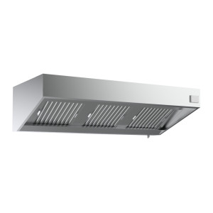 Kompletný Nástenný Digestor - 2400 mm - S Motorom, Led a Regulátorom - CombiSteel