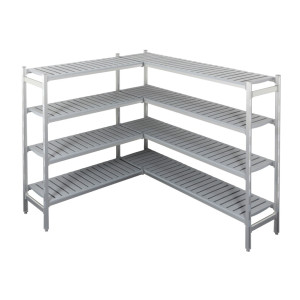 Regál pre chladiarenskú miestnosť - L 2395 x P 450 mm - CombiSteel
