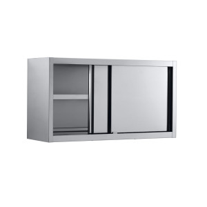 Nástenná skriňa s posuvnými dverami - Š 2000 x H 400 mm - CombiSteel
